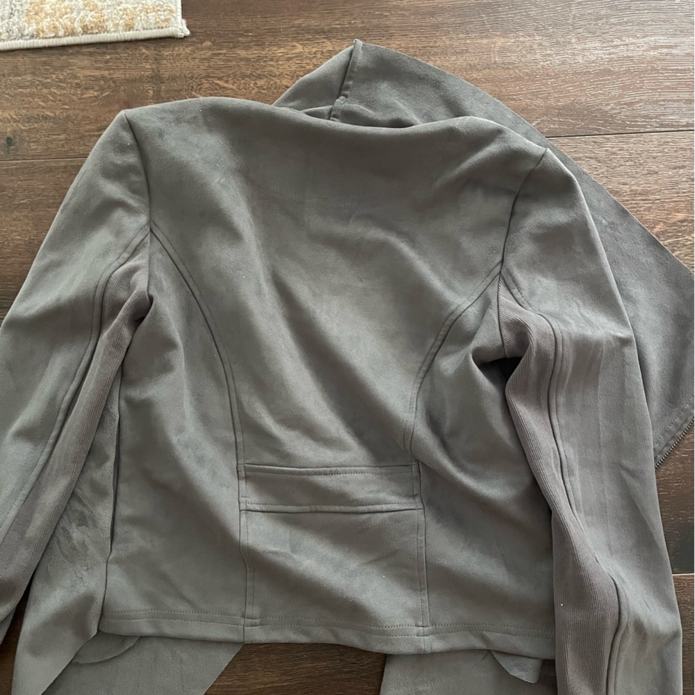 Gray Zip-Up Jacket - image 3